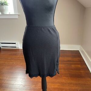 Lacey Ribbed Pencil Skirt